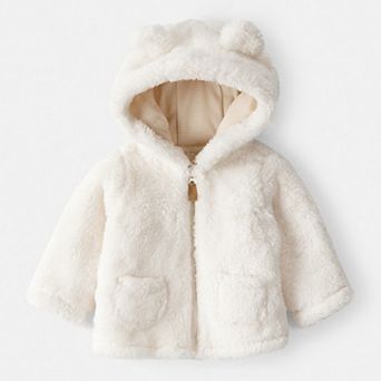 Baby Carter's Sherpa Hooded Long-Sleeve Sweater