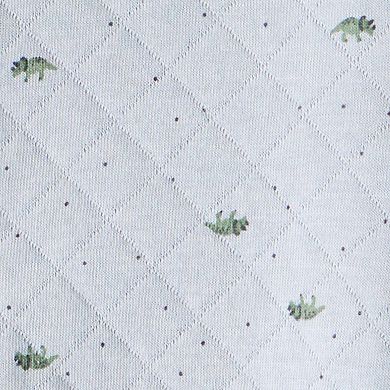 Baby Boy Carter's Dinosaur Print Long-Sleeve Jumpsuit