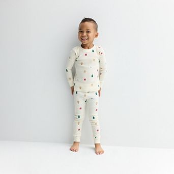 Baby & Toddler Carter's Holiday Print 2 pc Pajama Top & Pajama Bottoms Set