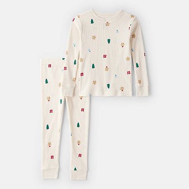 Baby & Toddler Carter's Holiday Print 2-pc. Pajama Top & Pajama Bottoms Set