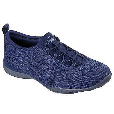 Skechers Modern Comfort-Casual Breathe-Easy Sere-Knity 7.5 Women's Navy