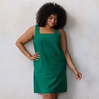 Plus Size LC Lauren Conrad Square Neck Shift Dress