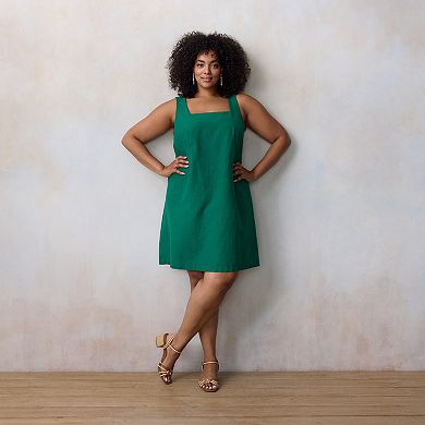 Plus Size LC Lauren Conrad Square Neck Shift Dress
