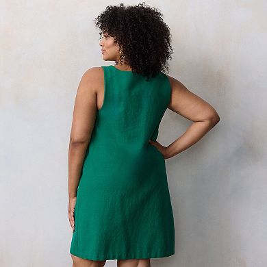 Plus Size LC Lauren Conrad Square Neck Shift Dress