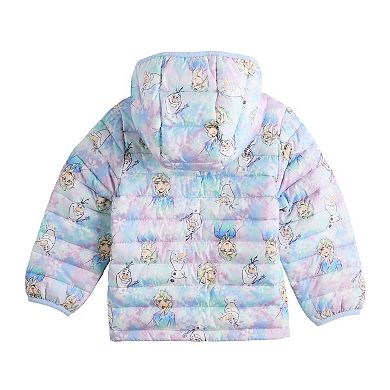 Baby & Toddler Girl Jumping Beans® Disney's Frozen Elsa & Olaf Lightweight Puffer Jacket