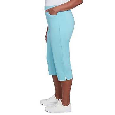 Petite Alfred Dunner Allure Classic Clamdigger Pants