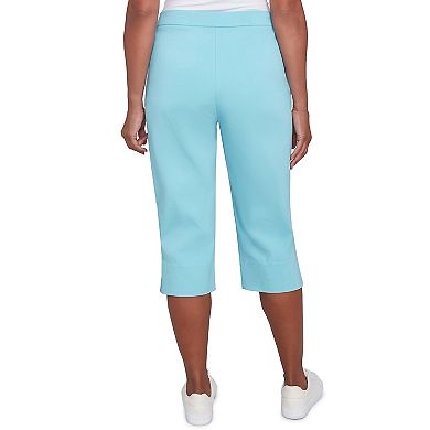 Petite Alfred Dunner Allure Classic Clamdigger Pants