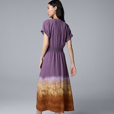 Women's Simply Vera Vera Wang Smocked Midi Dress