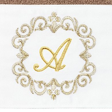 Linum Home Textiles 2-Piece Turkish Cotton Monica Embellished Hand Towel Set