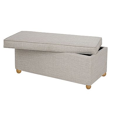 Madison Park Jenna Storage Bench