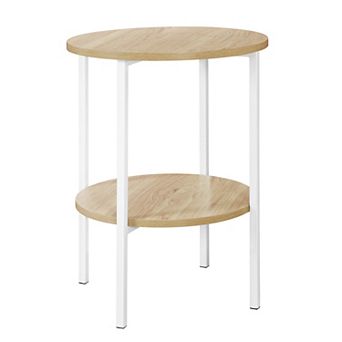 INK+IVY Owen Round 2 tier End Table