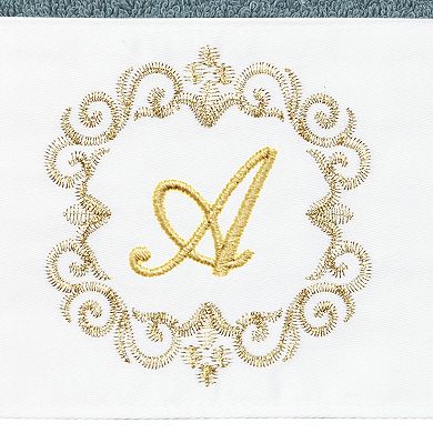 Linum Home Textiles 2-Piece Turkish Cotton Monica Embellished Hand Towel Set