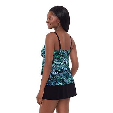 Women's Great Lengths Lady Luxe Faux Ruffle Swim Skirtini