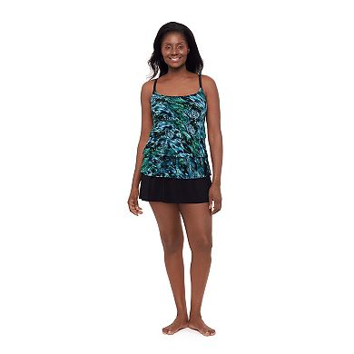 Women's Great Lengths Lady Luxe Faux Ruffle Swim Skirtini