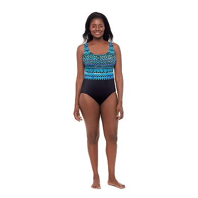 Women's Great Lengths Glowing Nights X Back One-Piece Swimsuit