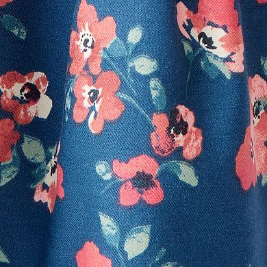 Girls 4-8 Carter's 2-pc. Floral Print Long-Sleeve Top & Skirt Set