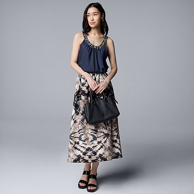 Women's Simply Vera Vera Wang Pull On Midi Skirt