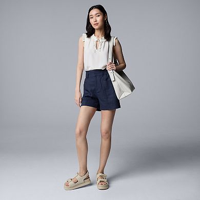 Plus Size Simply Vera Vera Wang Utility Shorts