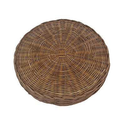 Everyday Decor WICKER TRAY BROWN