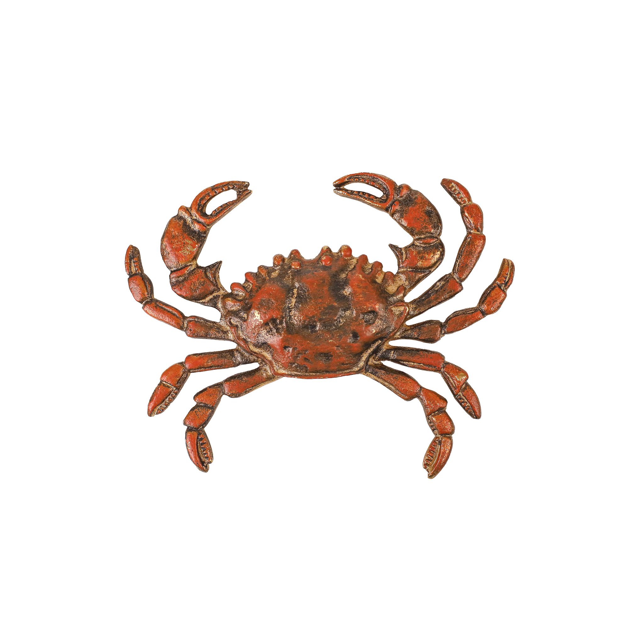 Everyday Decor Decorative Brass Crab, Multi