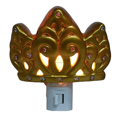 The Big One® Tiara Crown Shaped Ceramic Night Light