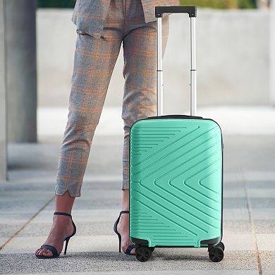 Hikolayae Arrow 2-Piece Hardside Spinner Luggage Set