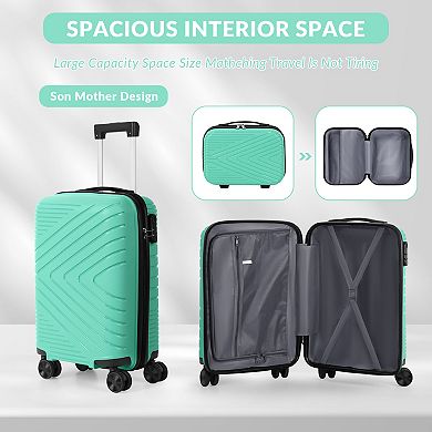 Hikolayae Arrow 2-Piece Hardside Spinner Luggage Set