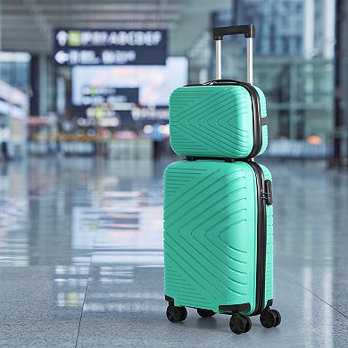 Hikolayae Arrow 2-Piece Hardside Spinner Luggage Set