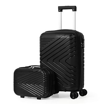 Hikolayae Arrow 2 pc Carry-On Hardside Spinner Luggage Set