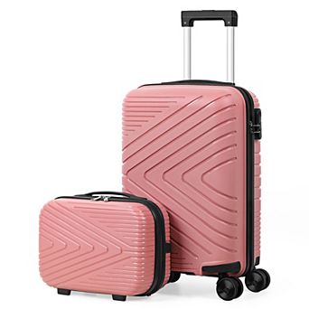 Hikolayae Arrow 2 pc Carry-On Hardside Spinner Luggage Set