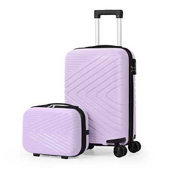Hikolayae Arrow 2 pc Carry-On Hardside Spinner Luggage Set