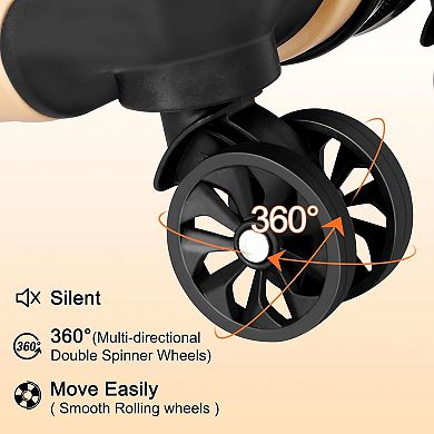 Hikolayae Arrow 20" Hardside Carry-On Spinner Luggage