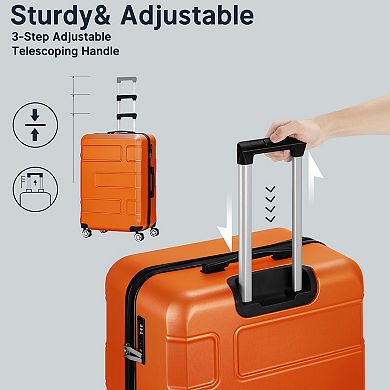Hikolayae Block 3-Piece Luggage Set