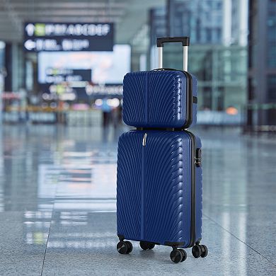 Hikolayae Blooming 2-Piece Hardside Spinner Luggage Set