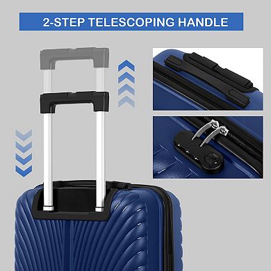 Hikolayae Blooming 2-Piece Hardside Spinner Luggage Set