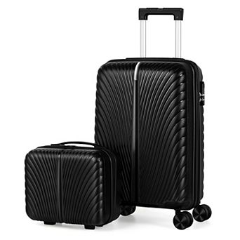 Hikolayae Blooming 2 pc Hardside Spinner Luggage Set