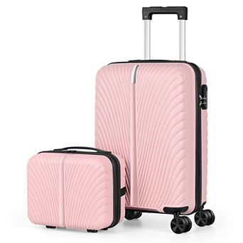 Hikolayae Blooming 2 pc Hardside Spinner Luggage Set