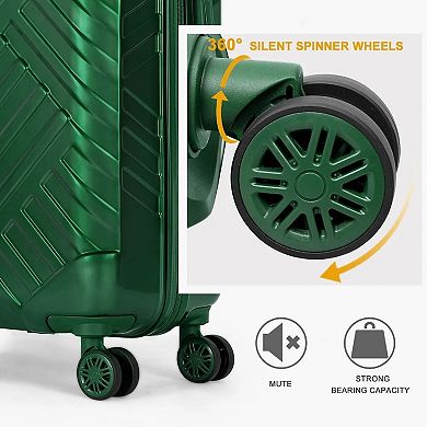 Hikolayae Concentric 3-Piece Luggage Set
