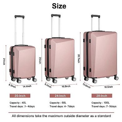 Hikolayae Cottage 3-Piece Luggage Set