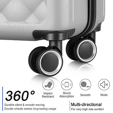 Hikolayae Cottoncandy 3-Piece Luggage Set