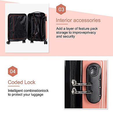 Hikolayae Crossroad 20-Inch Carry-On Hardside Spinner Luggage