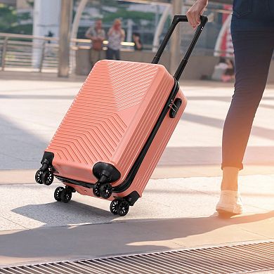 Hikolayae Crossroad 20-Inch Carry-On Hardside Spinner Luggage