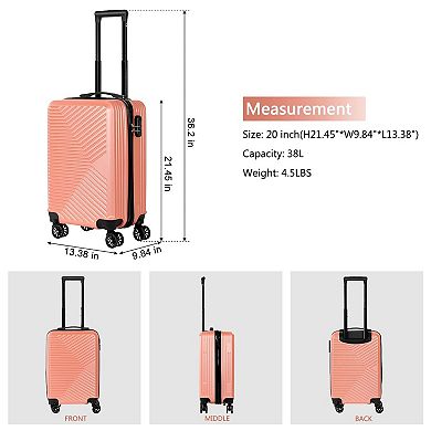 Hikolayae Crossroad 20-Inch Carry-On Hardside Spinner Luggage