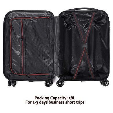 Hikolayae Crossroad 20-Inch Carry-On Hardside Spinner Luggage