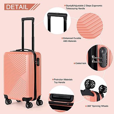 Hikolayae Crossroad 20-Inch Carry-On Hardside Spinner Luggage