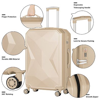 Hikolayae Crossroad 5-Piece Hardside Spinner Luggage Set