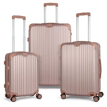 Hikolayae Geometric 3 pc Luggage Set