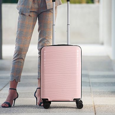Hikolayae Horizon Log 2-Piece Hardside Spinner Luggage Set