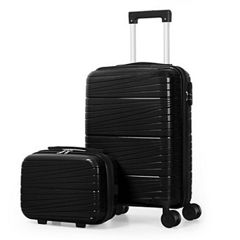 Hikolayae Horizon Log 2 pc Hardside Spinner Luggage Set