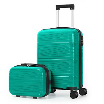 Hikolayae Horizon Log 2 pc Hardside Spinner Luggage Set